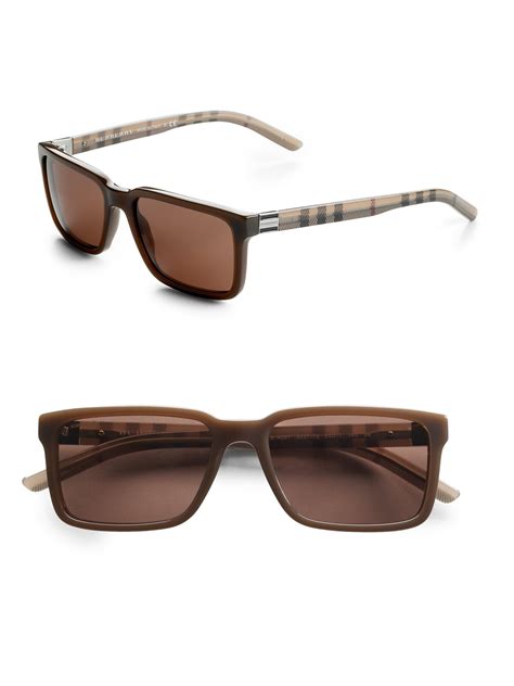 burberry square brown acetate sunglasses|burberry white reflective sunglasses.